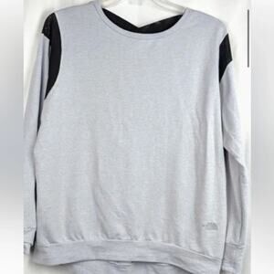 The North Face mesh crisscross back sweatshirt , size Medium